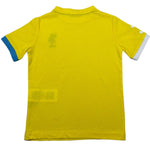 U.S. Polo Assn T-Shirt Girocollo Tinta Unita con Logo per Neonato US41554 GIALLO U.S. POLO ASSN 