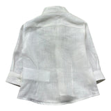 Le Bebe Camicia Manica Lunga Tinta Unita Collo Coreano per Neonato LBB5322 BIANCO LE BEBE 