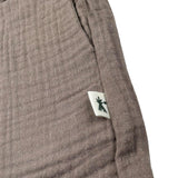 Petit Indi Bermuda Tinta Unita con Elastico In Vita per Neonato SS25BK7528XN FANGO PETIT INDI 