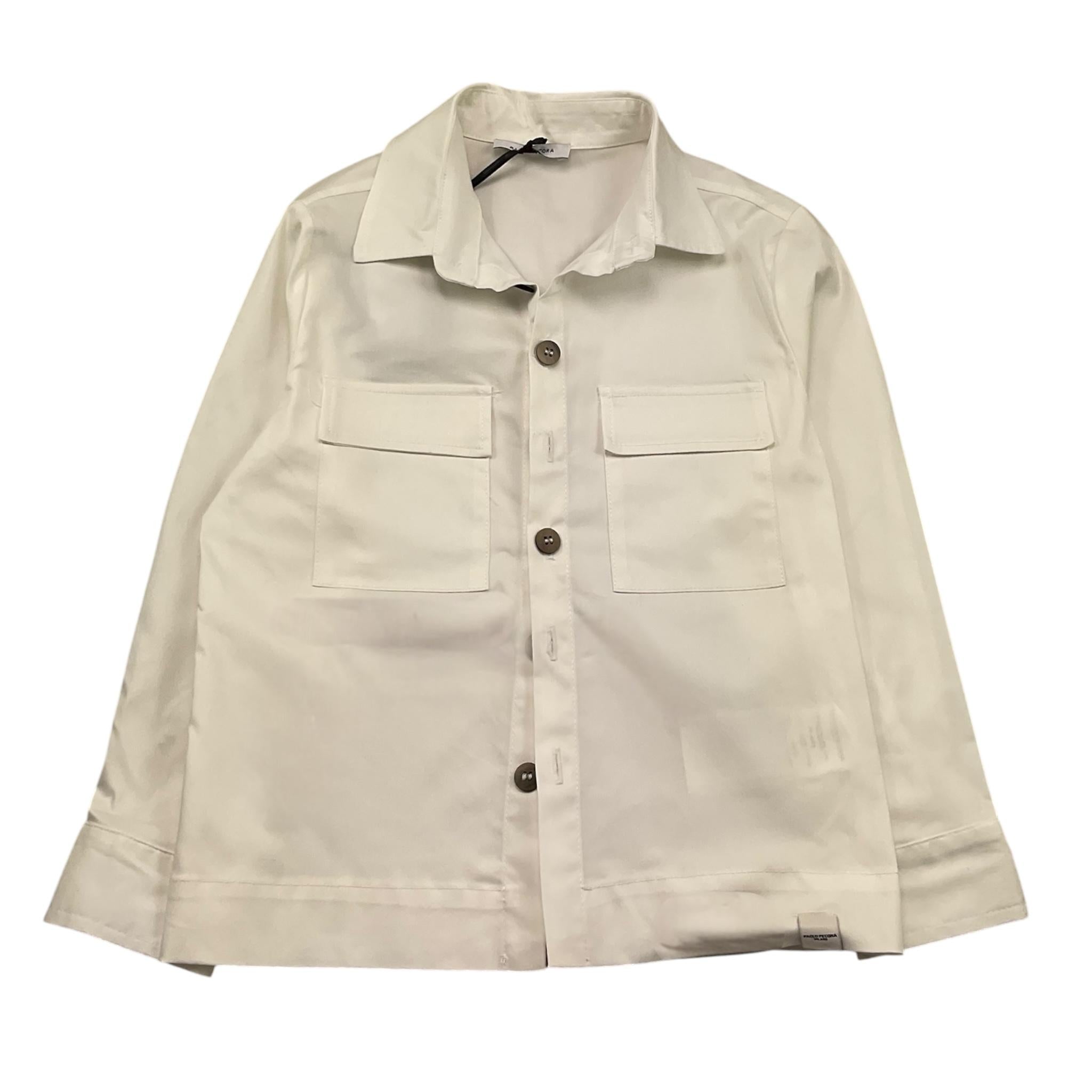 Paolo Pecora Camicia Manica Lunga Tinta Unita per Bambino PP4067 PANNA PAOLO PECORA 