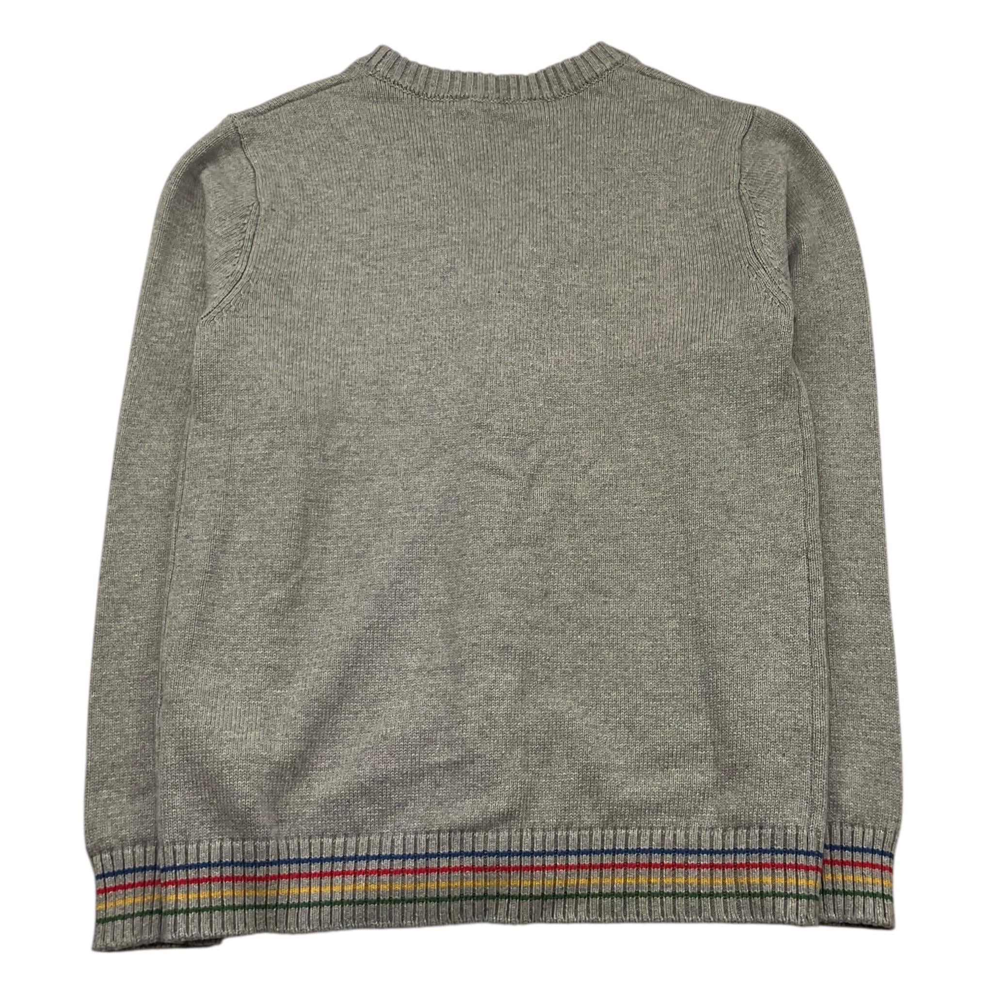 MANUEL RITZ cardigan tinta unita cn ricami alle maniche Grigio per Bambino MR2228 GRIGIO MANUEL RITZ 