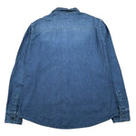 Siviglia Camicia Manica Lunga Tinta Unita In Denim per Bambino SVJSH17201 BLU SIVIGLIA 