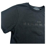 John Richmond T-Shirt Girocollo Tinta Unita con Logo per Bambina RGP26017TS NERO JOHN RICHMOND 