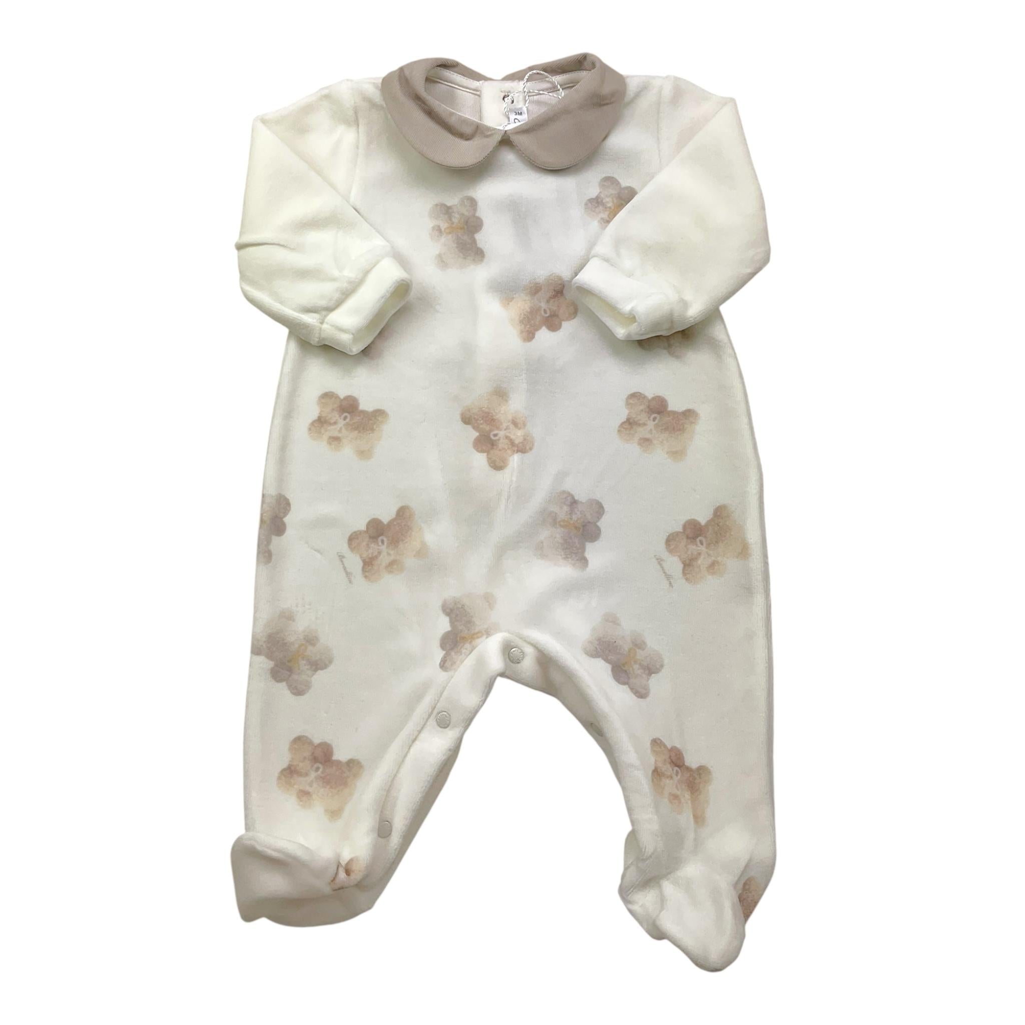STORY LORIS tutine tinta unita con stampa Bianco per Neonata 115601X BIANCO STORY LORIS 