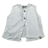 Bamboom+Babies Top Giromanica Tinta Unita per Neonata 806 PANNA BAMBOOM+BABIES 