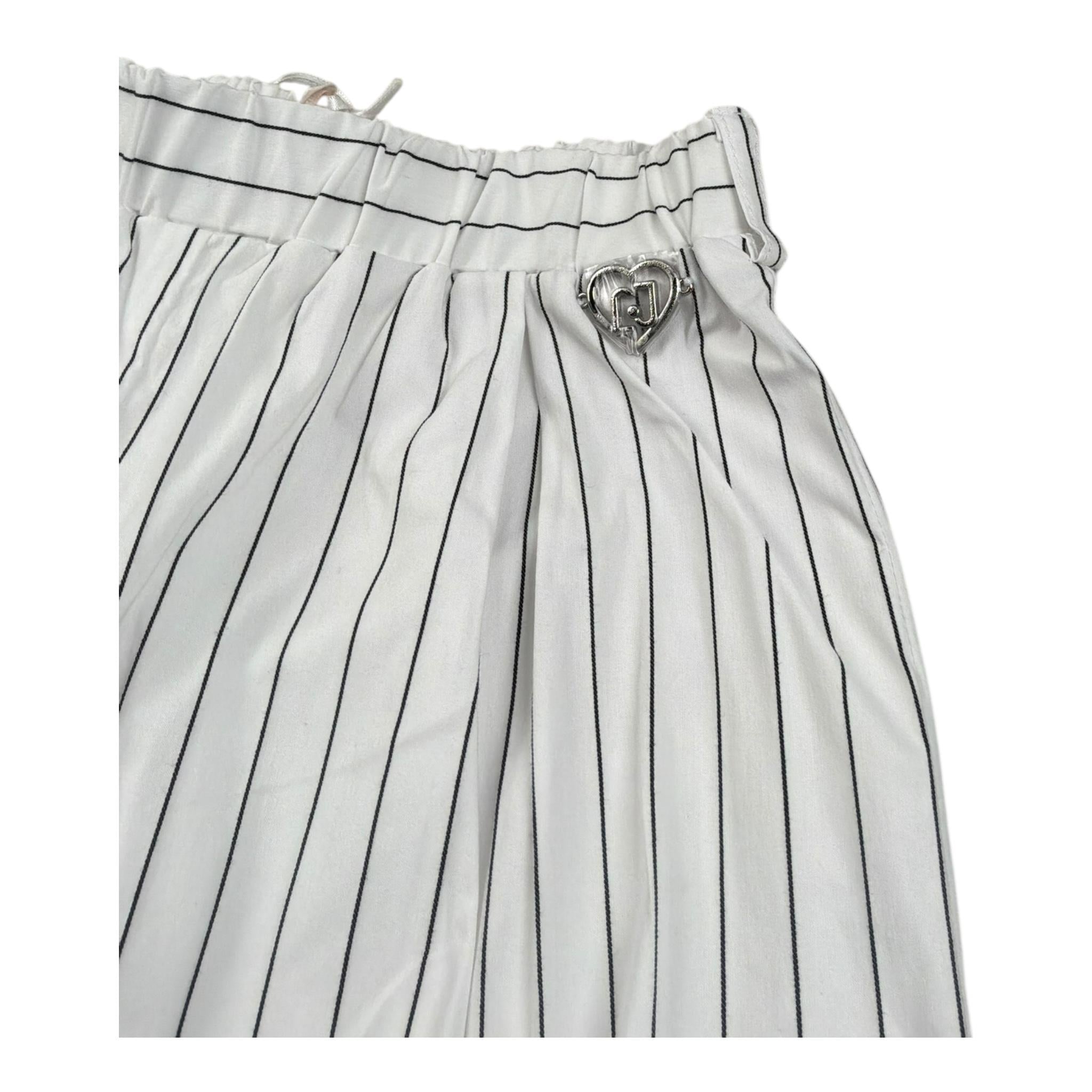 Liu Jo Pantalone Modello Palazzo per Neonata KA5057N BIANCO LIU JO 