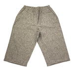 @Madilly Bermuda Tinta Unita con Elastico In Vita per Bambino MONACO GRIGIO @MADILLY 