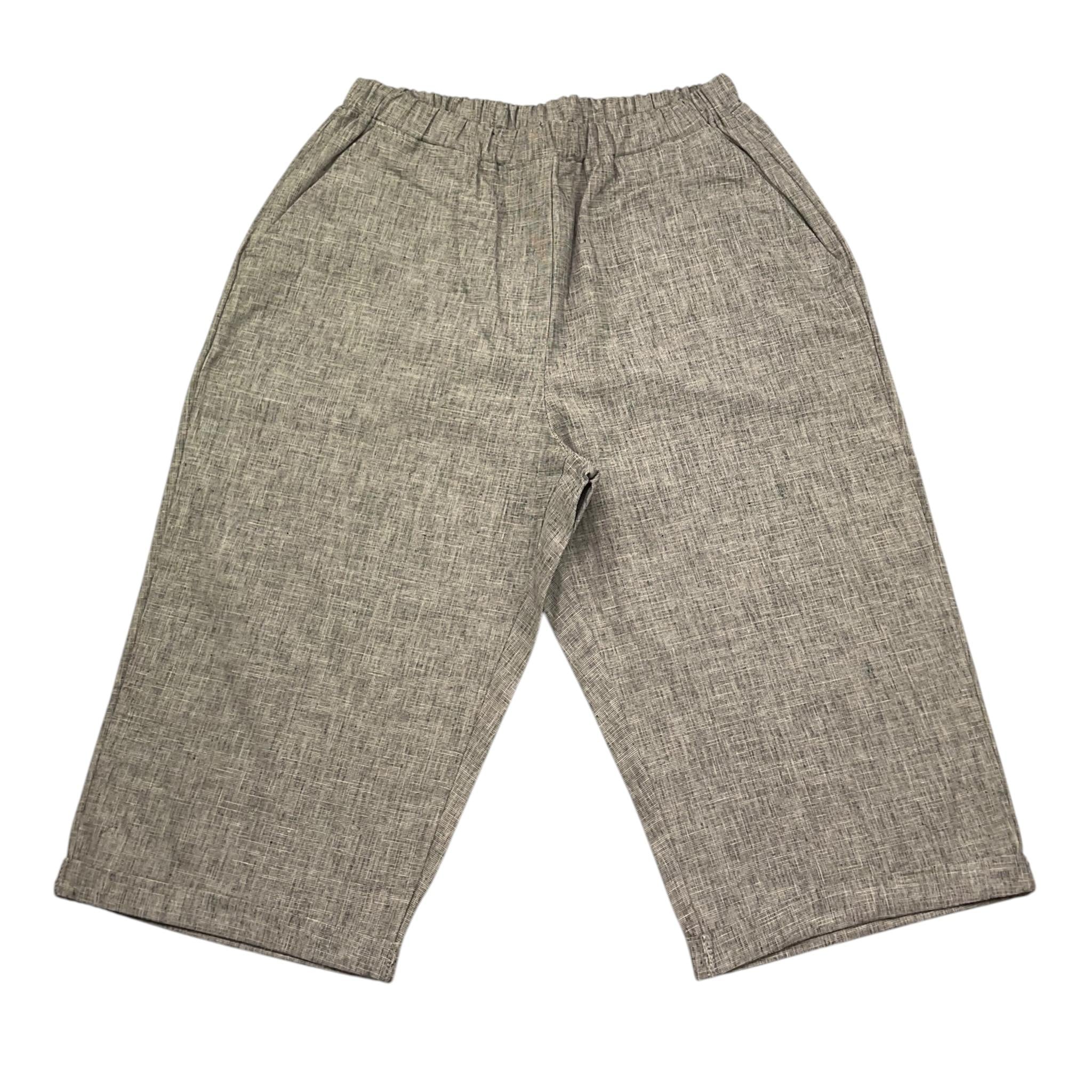 @Madilly Bermuda Tinta Unita con Elastico In Vita per Bambino MONACO GRIGIO @MADILLY 