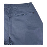 Dondup Pantalone Tinta Unita Con Tasche A Filo Blu Per Bambino