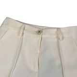 Fun & Fun Pantalone Tinta Unita Mdello Palazzo per Bambina FCJPT01128 PANNA FUN & FUN 