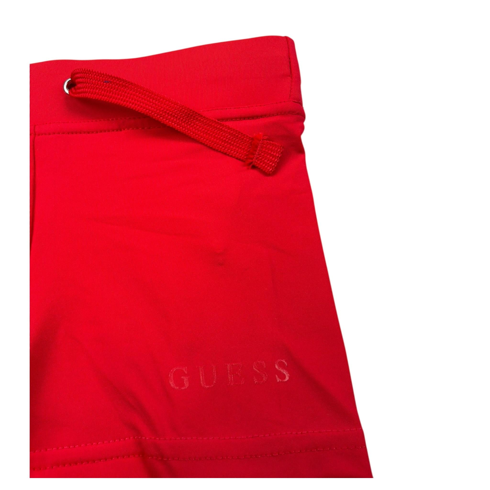Guess Costume Tinta Unita con Logo per Neonato I2GZ00LY00J ROSSO GUESS 