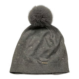 TWINSET cappello tinta unita con pon pon Grigio per Bambina K63039 GRIGIO TWINSET 
