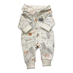 MINI YATSI tutina tinta unita cn stampa orsi e capuccio Panna per Neonato 24433410 PANNA MINI YATSI 