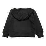 ZU+ELEMENTS felpa tinta unita con stampa e cappuccio Nero per Bambino ZU281 NERO ZU+ELEMENTS 