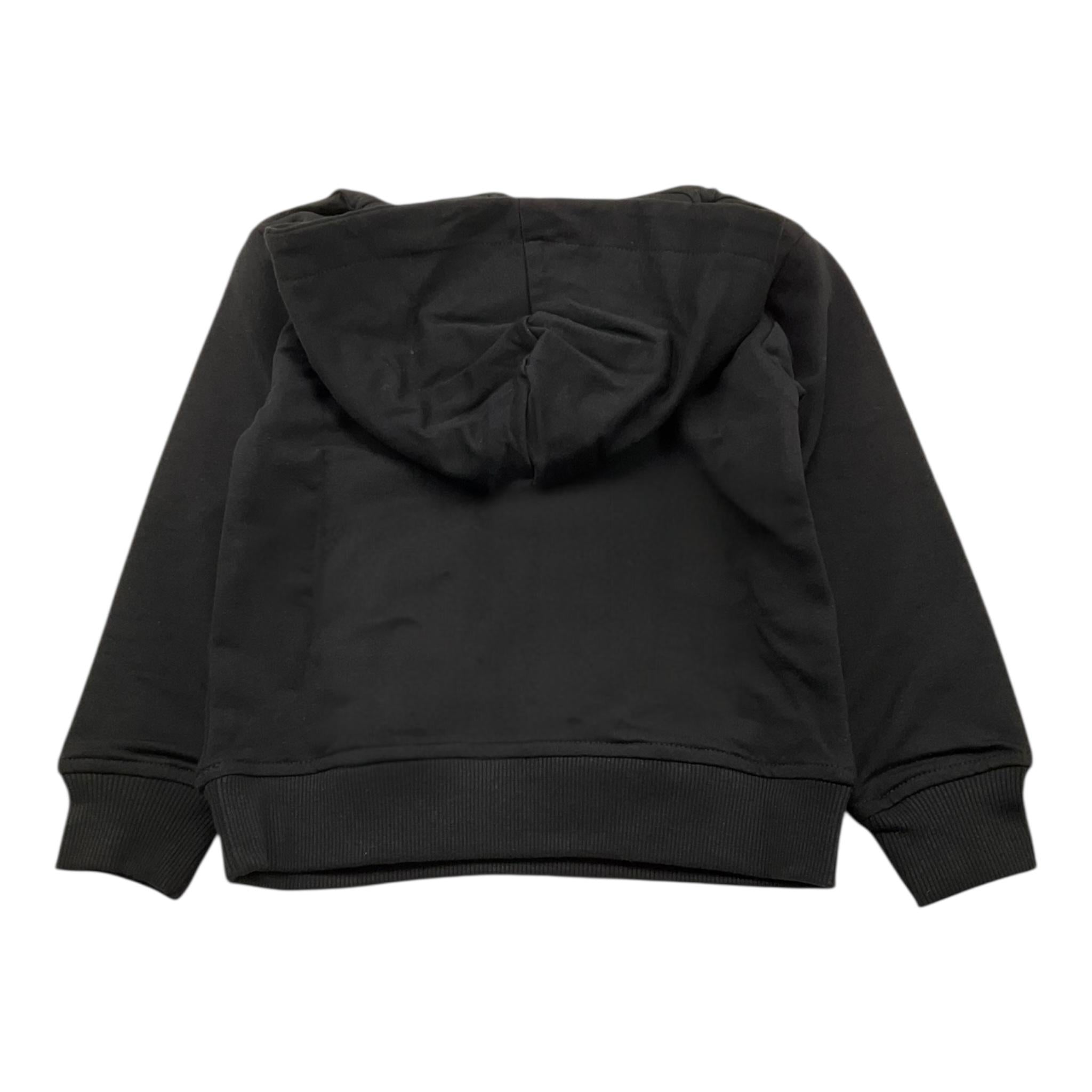 ZU+ELEMENTS felpa tinta unita con stampa e cappuccio Nero per Bambino ZU281 NERO ZU+ELEMENTS 