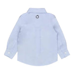 TRUSSARDI camicia manica lunga tinta unita con stampa Azzurro per Bambino TIA24066CA AZZURRO TRUSSARDI 