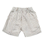 La Stupenderia Bermuda Tinta Unita con Fantasia A Righe per Neonato TJBR75 BIANCO LA STUPENDERIA 