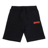 Diesel Bermuda Tinta Unita In Felpa per Bambino J02236 NERO DIESEL 