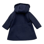 LE BEBE' cappotto tinta unita con cappuccio Blu per Neonata LBG6156 BLU LE BEBE' 