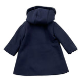 LE BEBE' cappotto tinta unita con cappuccio Blu per Neonata LBG6156 BLU LE BEBE' 