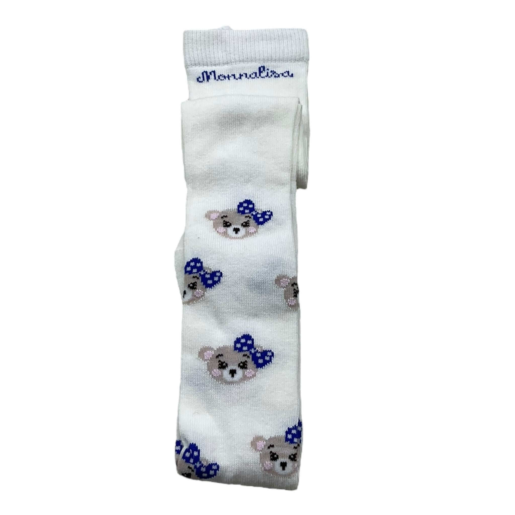 MONNALISA calze tinta unita con stampa  Panna per Neonata 39D009X PANNA MONNALISA 
