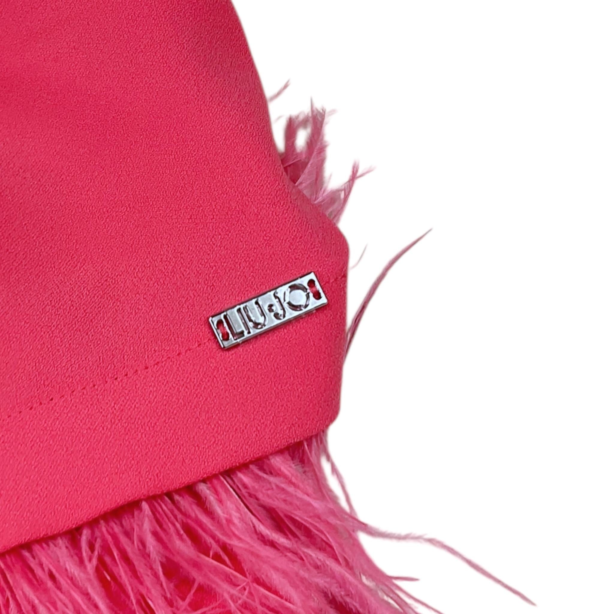 Liu Jo Tuta Tinta Unita con Frange per Bambina GA5134 SALMONE LIU JO 