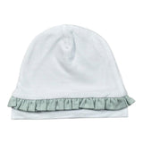 Babyvip Cappello Tinta Unita con Rouches per Neonata T1336 BIANCO BABYVIP 