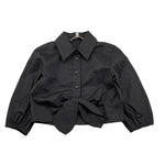 Kocca Camicia Tinta Unita Modello Crop per Bambina P22JCM6662AAUN0567 NERO Kocca 