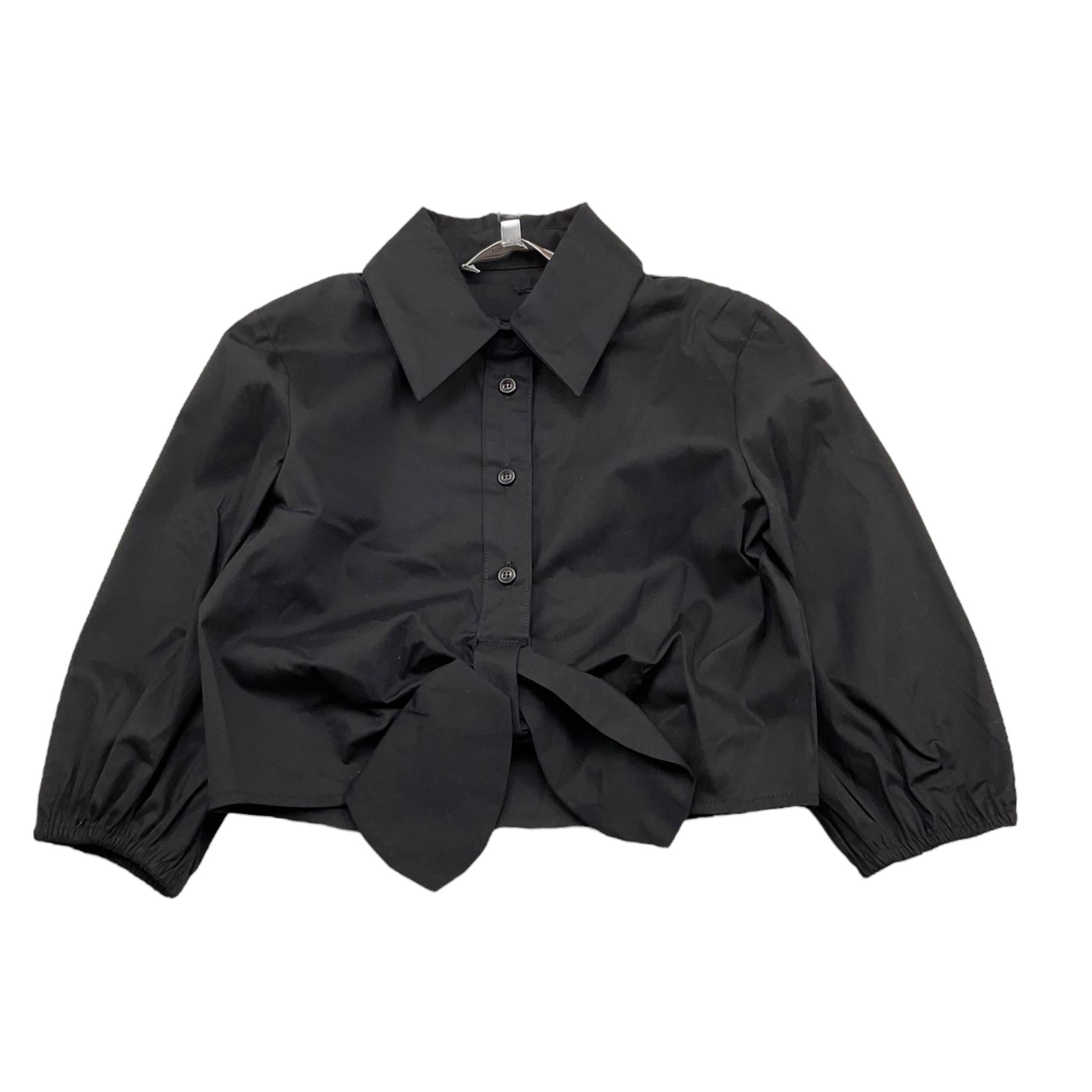 Kocca Camicia Tinta Unita Modello Crop per Bambina P22JCM6662AAUN0567 NERO Kocca 