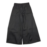 Alice Pi Pantalone Tinta Unita Modello Palazzo Nero per Bambina