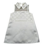 Elisabetta Franchi Abito Giromanica Tinta Unita con Brillantini per Bambina EFAB618XX BIANCO ELISABETTA FRANCHI 