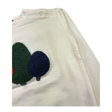 NEVER TOO felpa chiusa gircollo tinta unita con stampa in contrasto Panna per Bambino NT2152NJ PANNA NEVER TOO 