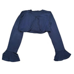 Alice Pi Coprispalle Tinta Unita con Fiocco per Bambina S198261 BLU ALICE PI 