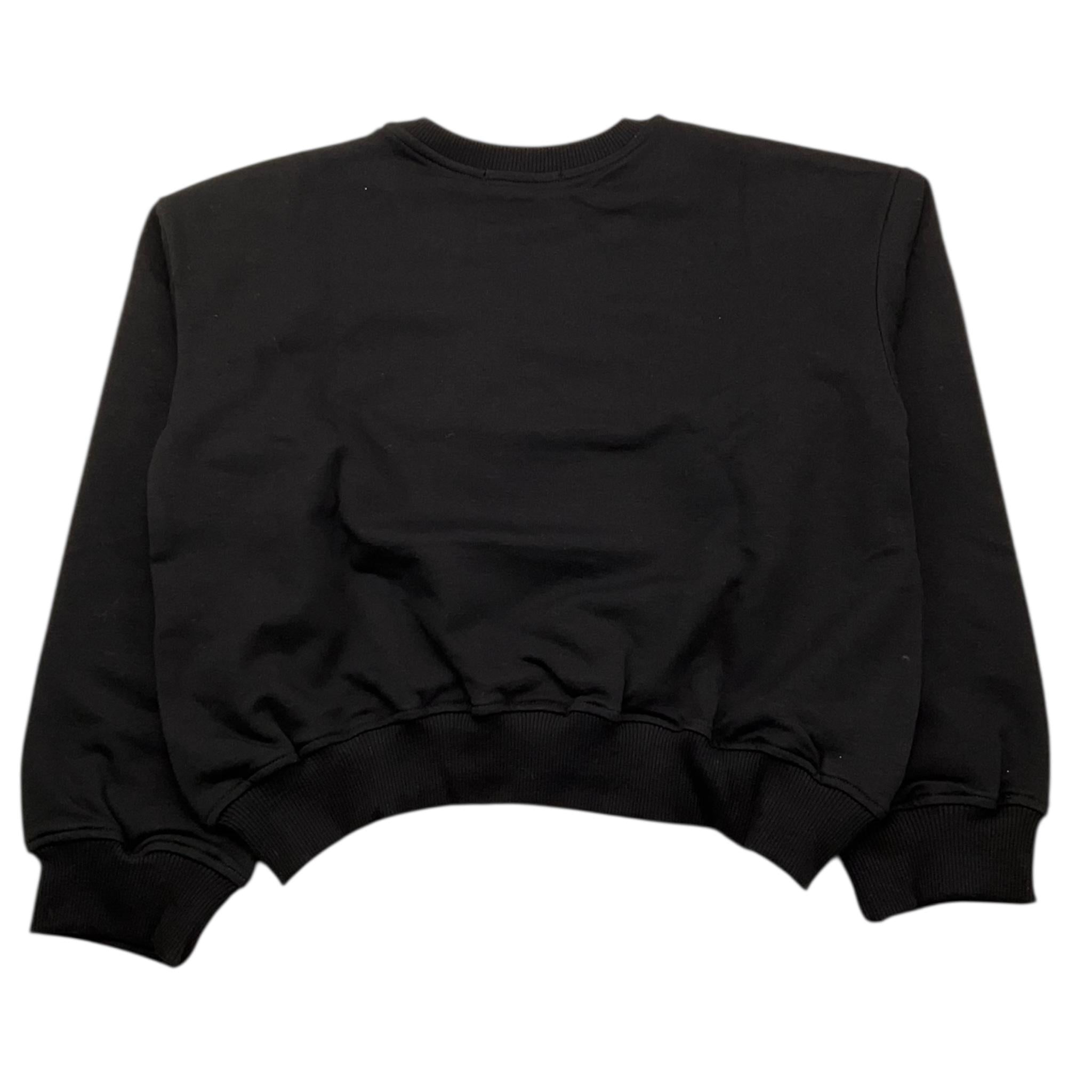 GAELLE felpa chiusa girocollo tinta unita cn stampa logo Nero per Bambina 2741F00318 NERO GAELLE 