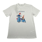 Jeckerson T-Shirt Girocollo Tinta Unita con Stampa per Bambino J3940 BIANCO JECKERSON 