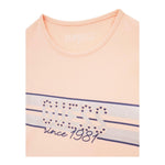 Guess T-Shirt Tinta Unita Girocollo con Stampa per Neonata K4GI01K6YW4 ROSA GUESS 