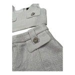 Fun & Fun Completo 2 Pezzi Top-Short per Bambina FNCBTP01031X GRIGIO FUN & FUN 