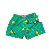 Saint Barth Costume Tinta Unita con Stampa per Bambino WOODSTOCK VERDE SAINT BARTH 