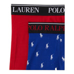 Ralph Lauren Set 2 Boxer Tinta Unita per Bambino 9P5016 ROSSO RALPH LAUREN 
