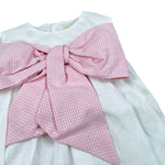 Bear Pagliacetto Tinta Unita con Fiocco per Neonata PCC3 BIANCO BEAR 