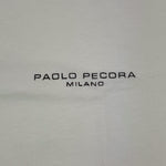 PAOLO PECORA t-shirt girocollo tinta unita con stampa Bianco per Bambino PP2006 BIANCO PAOLO PECORA 