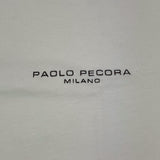 PAOLO PECORA t-shirt girocollo tinta unita con stampa Bianco per Bambino PP2006 BIANCO PAOLO PECORA 