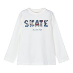 MAYORAL shirt girocollo tinta unita con stampa in contrasto Bianco per Bambino 4050 BIANCO MAYORAL 