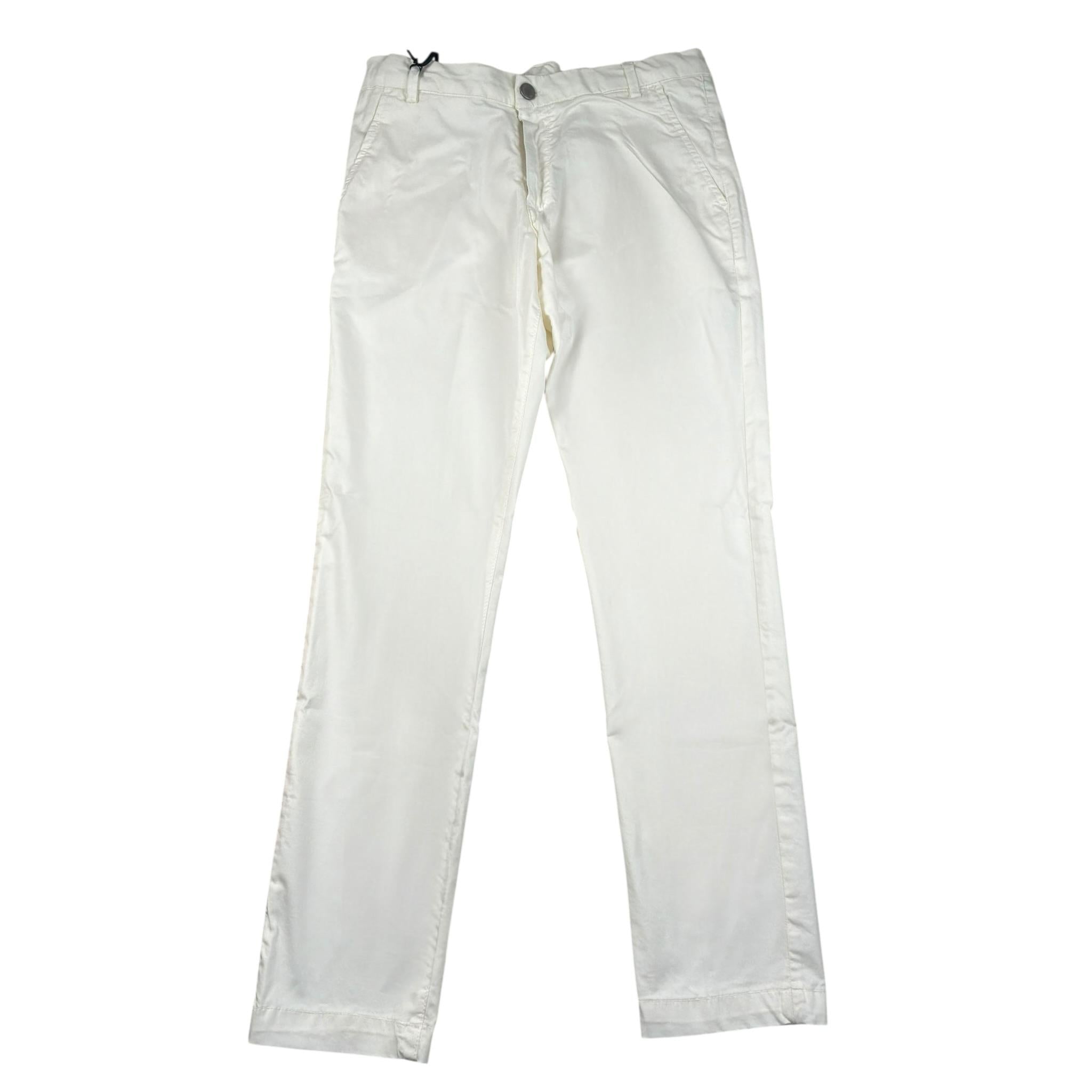 Emanuel Pris Pantalone Tinta Unita con Girovita Regolabile per Bambino EPT6125R PANNA EMANUEL PRIS 