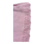 Le Bebe Coperta Tinta Unita con Ricami per Neonata LBG6280 ROSA LE BEBE 