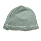 Paz Rodriguez Cappello Tinta Unita Verde Per Neonata