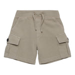 Dsquared2 Bermuda tinta unita con Elastico In Vita Beige per Neonato DQ2872 BEIGE DSQUARED2 