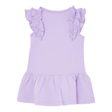 Liu Jo Abito Tinta Unita Giromanica con Brillantini per Bambina KA5091X LILLA LIU JO 