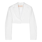 Elisabetta Franchi Giacca Tinta Unita Modello Crop per Bambina EFGC067 PANNA ELISABETTA FRANCHI 