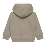 Dsquared2 Felpa Tinta Unita con Zip E Cappuccio per Neonato DQ2863 BEIGE DSQUARED2 